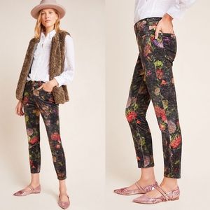 Anthropologie Pilcro Velvet High-Rise Skinny Ankle Jeans - NWT